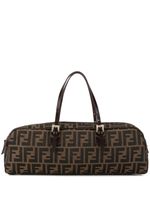 Fendi Pre-Owned Zucca pattern handbag - Brown - thumbnail