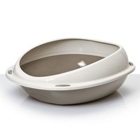 Georplast Shuttle 57cm Cat Litter Tray - Grey (Pack Of 2)