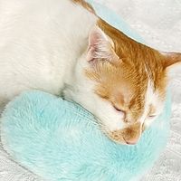 Pet Pillow Super Soft Tie Dyed Plush Little Devil Cat Pillow Prone Cushion Dog Pillow Pet Supplies Lightinthebox - thumbnail