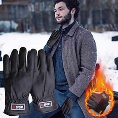 Winter Warm Gloves Men and Women Anti Slip Operation Phone Gloves Hand Warm Hiking Driving Running Cycling Cycling Lightinthebox