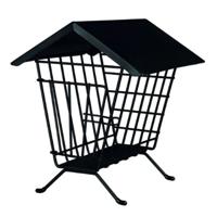 Trixie Free Standing Hay Manger With Roof For Small Pets - Brown 20X23X20cm