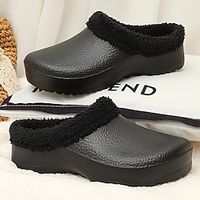 Men's Loafers  Slip-Ons Slippers  Flip-Flops Retro Walking Casual Daily Leather Comfortable Booties  Ankle Boots Loafer Black Spring Fall Lightinthebox - thumbnail