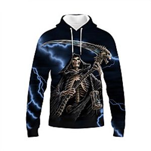 Inspired by Skull Heads Skull Hoodie Anime 100% Polyester Pattern Harajuku Graphic Kawaii Hoodie For Unisex  Couple's Lightinthebox