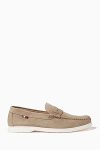 Biodegradable Loafers in Suede
