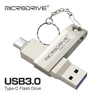 Rotating USB Stick High Speed 128gb Metal Type C USB2.0 Flash Drive OTG 128GB Pendrive External Storage Micro Memory Stick Type-C Pen Drive miniinthebox - thumbnail