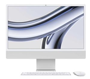 Apple iMac 2023, 24 inch Retina 4.5K Display, 8-core Apple M3 chip, 256GB , 8GB, Silver, MQRJ3 (Apple Warranty, English Keyboard)