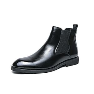Men's Boots Chelsea Boots Dress Shoes Casual British Daily PU Comfortable Slip Resistant Booties  Ankle Boots Loafer Black Brown Fall Winter Lightinthebox