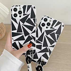 Phone Case For Apple Back Cover iPhone 12 Pro Max 11 SE 2020 X XR XS Max iphone 7Plus / 8Plus Shockproof Dustproof Graphic Geometric Pattern TPU miniinthebox