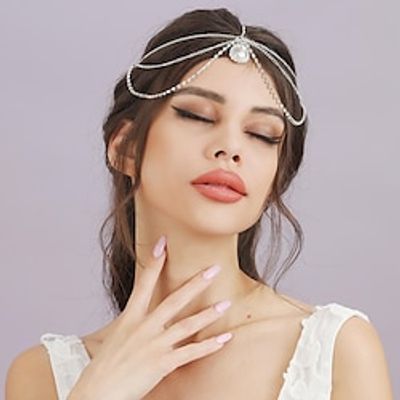 Fairy Elf Rhinestone Pixie Headpiece Medieval Renaissance Headband Princess Women's Cosplay Costume Headwear Lightinthebox