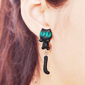 Cute Black Cat Earrings