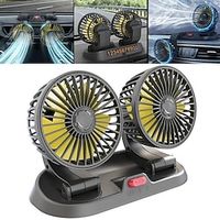 Car Double-Headed Folding Fan Rotatable Rotatable Head Creative Little Fan Summer Cooling Fan High Airflow Fan Lightinthebox - thumbnail