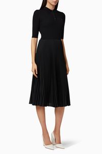 Wool & Silk Crêpe de Chine Dress