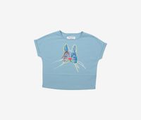 Kids Girls Graphic Print Top  Maglietta - thumbnail