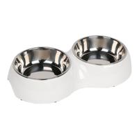 Pawsitiv Classic Dinner Set Bowls Small - White