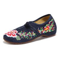 Floral Chinese Knot Laofers - thumbnail