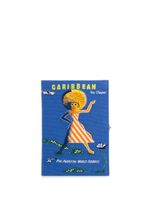 Olympia Le-Tan Voyage Caribbean book clutch - Blue