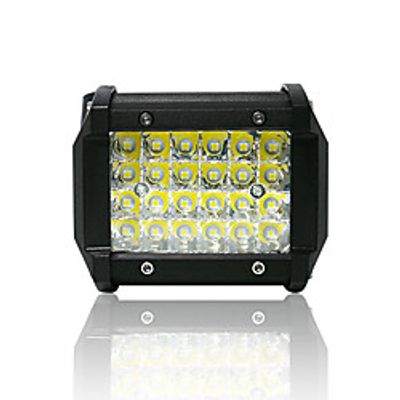 72W Spot LED Work Light Bar 24LED Light Bar Car Truck SUV ATV Trailer Pickup Driving LED Beams 6000K miniinthebox