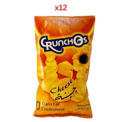 Crunchos Chips Cheese Natural Potatoes 150Gm Pack Of 12