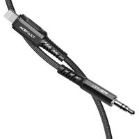 Acefast Audio cable C1-06 for Lightning to 3.5mm male, Black - thumbnail