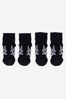 Mens 2 Pairs Quarter Running Sock  Black - thumbnail