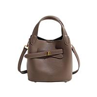 Women's Handbag Crossbody Bag Bucket Bag PU Leather Daily Waterproof Anti-Dust Solid Color Black Brown Khaki Lightinthebox