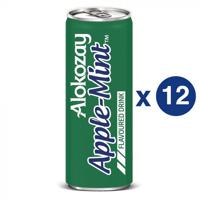 Alokozay Apple-mint Flavoured Drink - 250 Ml X Pack Of 12