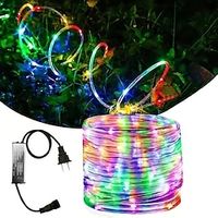 20M 30M 50M Sleeve Copper Wire Light String With 8 Flashing Modes Outdoor Courtyard Decoration Light Garden Lighting Atmosphere Light 24V Low Voltage 1 set miniinthebox