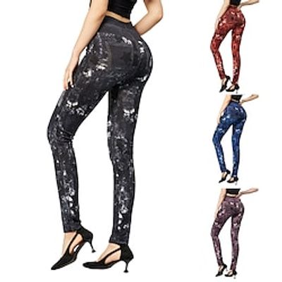 Women's Slim Tights Leggings Ankle-Length High Elasticity Trousers Leggings Tights Daily Wear Vacation Dark Red Black S M Autumn Fall Spring Summer Lightinthebox Women's Slim Tights Leggings Ankle-Length High Elasticity Trousers Leggings Tights Daily Wear Vacation Dark Red Black S M Autumn Fall Spring Summer Lightinthebox