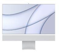 Apple iMac 2021, 24 inch M1 chip with 8-core,512GB, 4.5K Retina Display, Silver (Z12R001WA, English Keyboard) - thumbnail