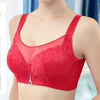 Embroidery Lace Deep V Soft Breathable Bras