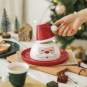1 Set Ceramic Dinnerware Set, Containing Cups, Bowls And Plates, Ceramic Christmas Tableware Set, Holiday Gift Lightinthebox