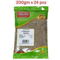 Natures Choice Caraway Seeds Whole - 200 gm Pack Of 24 (UAE Delivery Only)