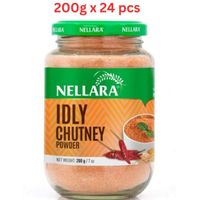 Nellara Idly Chutney Powder 200g Glass Jar (Pack of 24)