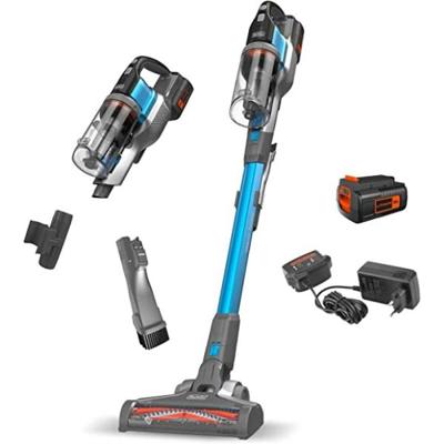 BLACK+DECKER 36V 72Wh Cordless Stick Vacuum Cleaner 4in1 | 2.0Ah Battery | 40AW Suction Power | 750ml Dust Bowl | 80% Carpet Pickup | POWERSERIES E...