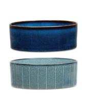 Scruffs Reactive Glaze Dog Bowl Midnight Blue 13Cm