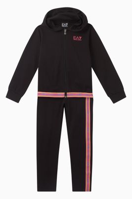EA7 Logo Tape Jersey Tracksuit EA7 Logo Tape Jersey Tracksuit