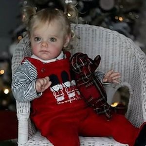 23 inch Doll Reborn Baby Doll lifelike Cute Non Toxic Creative Cloth with Clothes and Accessories for Girls' Birthday and Festival Gifts Lightinthebox