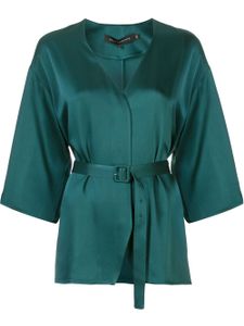 LAPOINTE belted blouse - Green