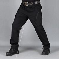 Men's Hunting Pants Ventilation Wearproof Comfortable Spring Summer Solid Colored Cotton Pants  Trousers for Fishing Hiking Outdoor Exercise Black Grey Khaki S M L XL Lightinthebox - thumbnail