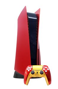 Customized Sony PlayStation 5 Console (PS5) - Disc Version, Candy Red (International Edition)