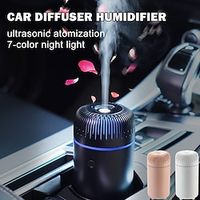 Car Ultrasonic Aroma Diffuser Humidifier Can Add Essential Oil Perfume Aroma Diffuser Remove Odor Suitable For The Car Office Yoga Room Living Room Bedroom Lightinthebox - thumbnail