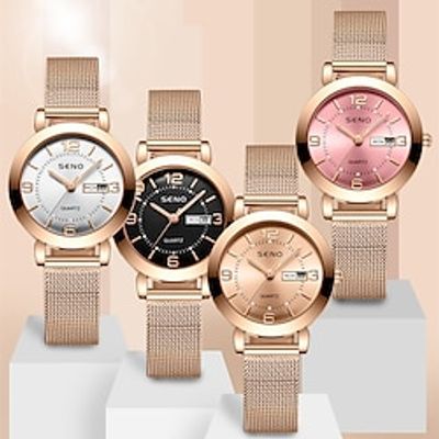 Women Quartz Watch Minimalist Sports Business Wristwatch Luminous Waterproof Stainless Steel Watch Lightinthebox
