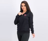 Womens Logo AOP Pack Hoodie  Cotton Black - thumbnail