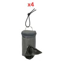 Trixie Dirt Bag Dispenser Pouch For Medium Bags - Grey 10Cm (Pack Of 4)