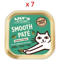 Lily's Kitchen Chicken & Game Pate Wet Cat Food 85G Pack Of 7