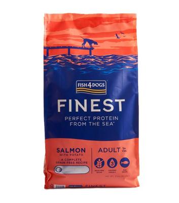 Fish4Dogs Finest Salmon Large Kibble Adult Dry Dog Food 12Kg Fish4Dogs Finest Salmon Large Kibble Adult Dry Dog Food 12Kg