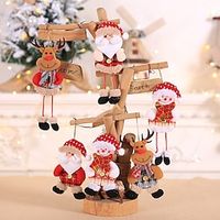 Christmas Decorations Holiday Children's Small Gifts Small Dolls Hanging Christmas Tree Decorative Pendants. Lightinthebox - thumbnail
