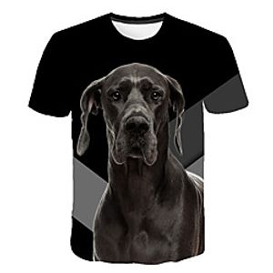 Men's T shirt Geometric Plus Size Print Short Sleeve Daily Tops Basic Streetwear Black miniinthebox