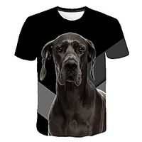 Men's T shirt Geometric Plus Size Print Short Sleeve Daily Tops Basic Streetwear Black miniinthebox - thumbnail