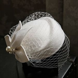Kate Middleton Retro Vintage 1950s Fascinator Hat Women's Costume Vintage Cosplay Party / Evening Hat Masquerade miniinthebox
